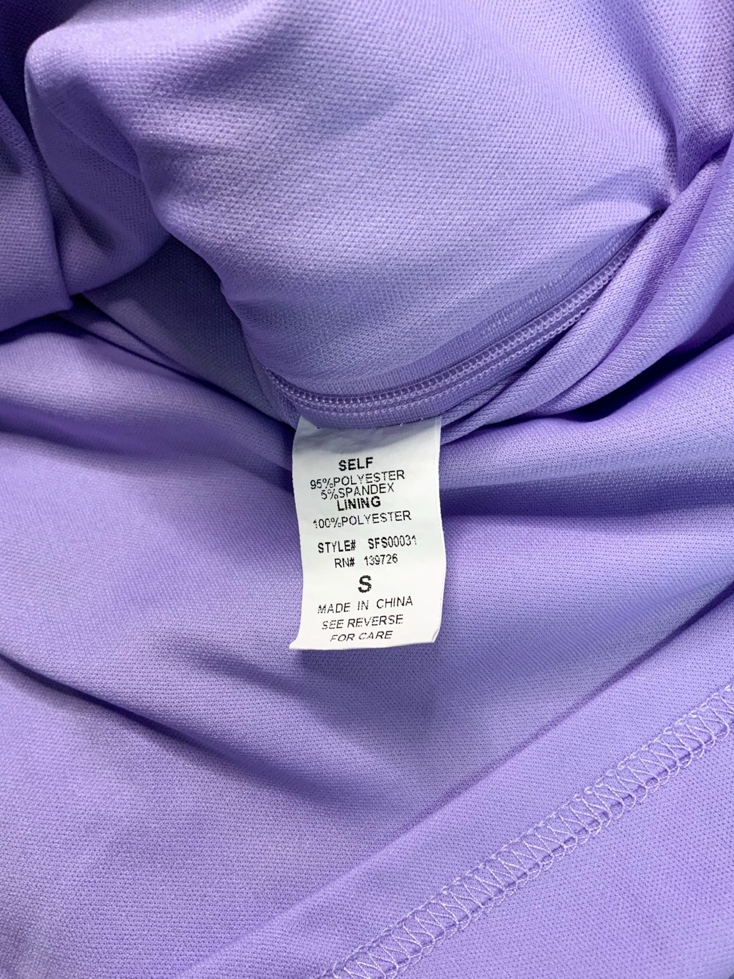 Honey Punch Skater Skirt Women Size S Purple Ribbed Flare 6