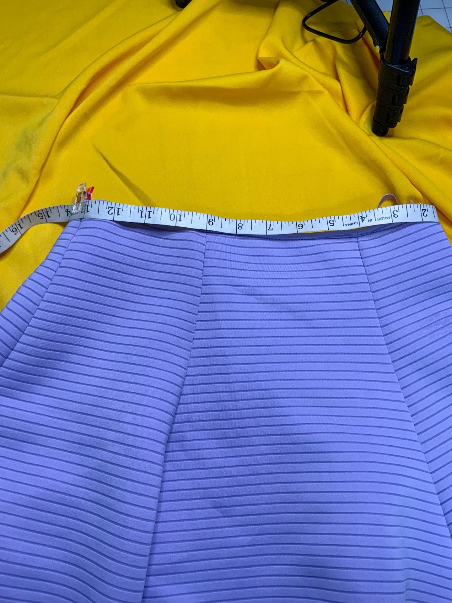 Honey Punch Skater Skirt Women Size S Purple Ribbed Flare 8