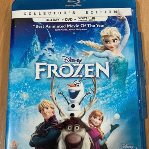 Disney Frozen Blu-ray DVD Collector's Edition