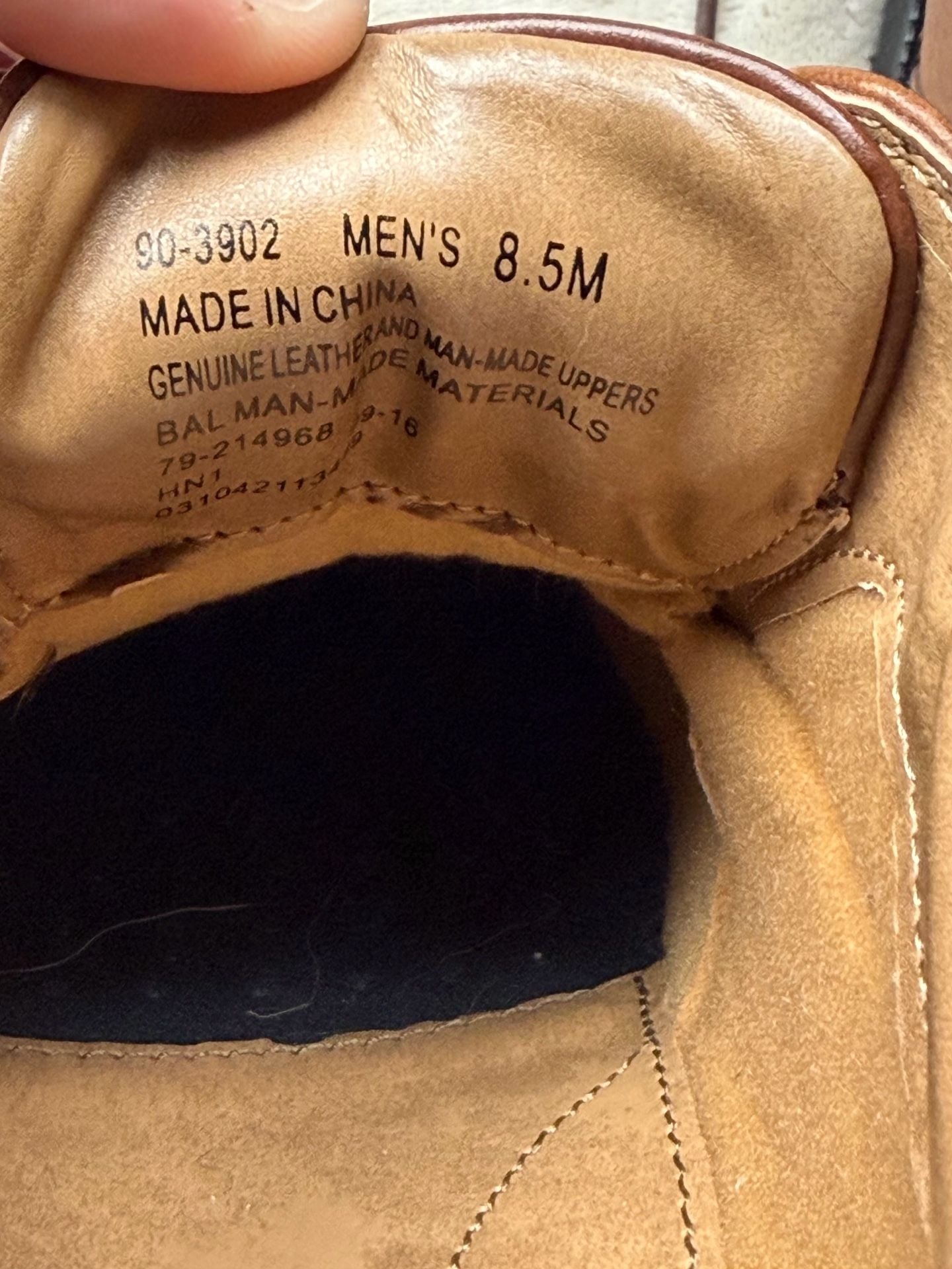 Dockers 2000โs stain defender Casual Oxford Shoes Brown Leather Size 8.5 9