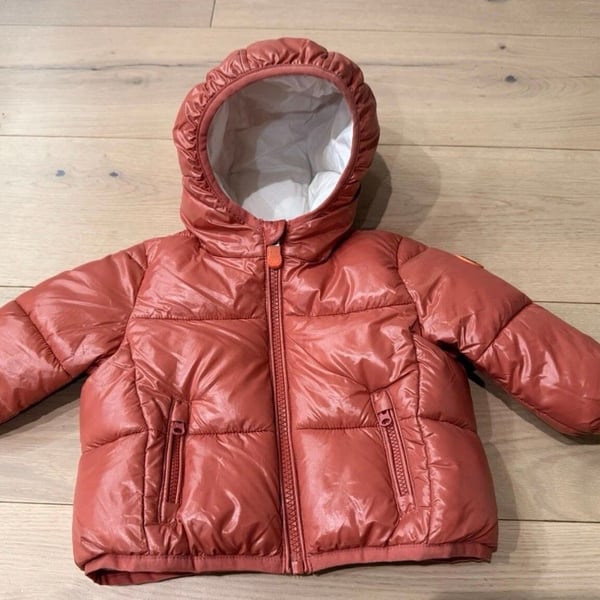 Save The Duck Jody Ultra Light Jacket Size 3-6 Pink Puffer