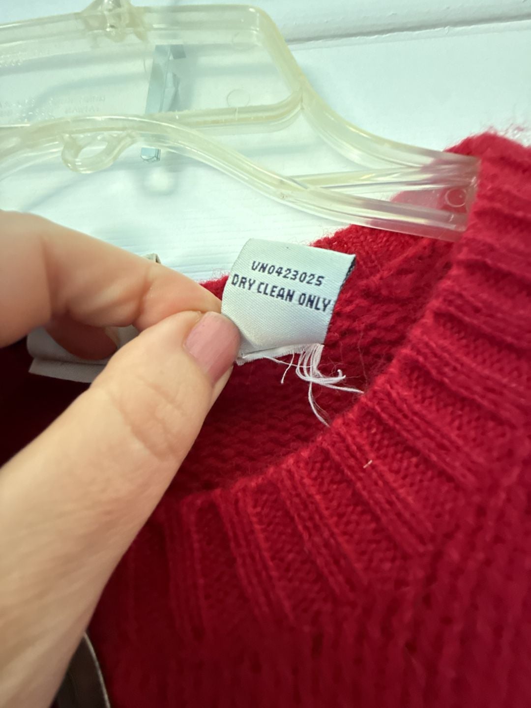Field Gear 1/4 Zip Shetland Wool Sweater Size L Red Nordic Pattern 7
