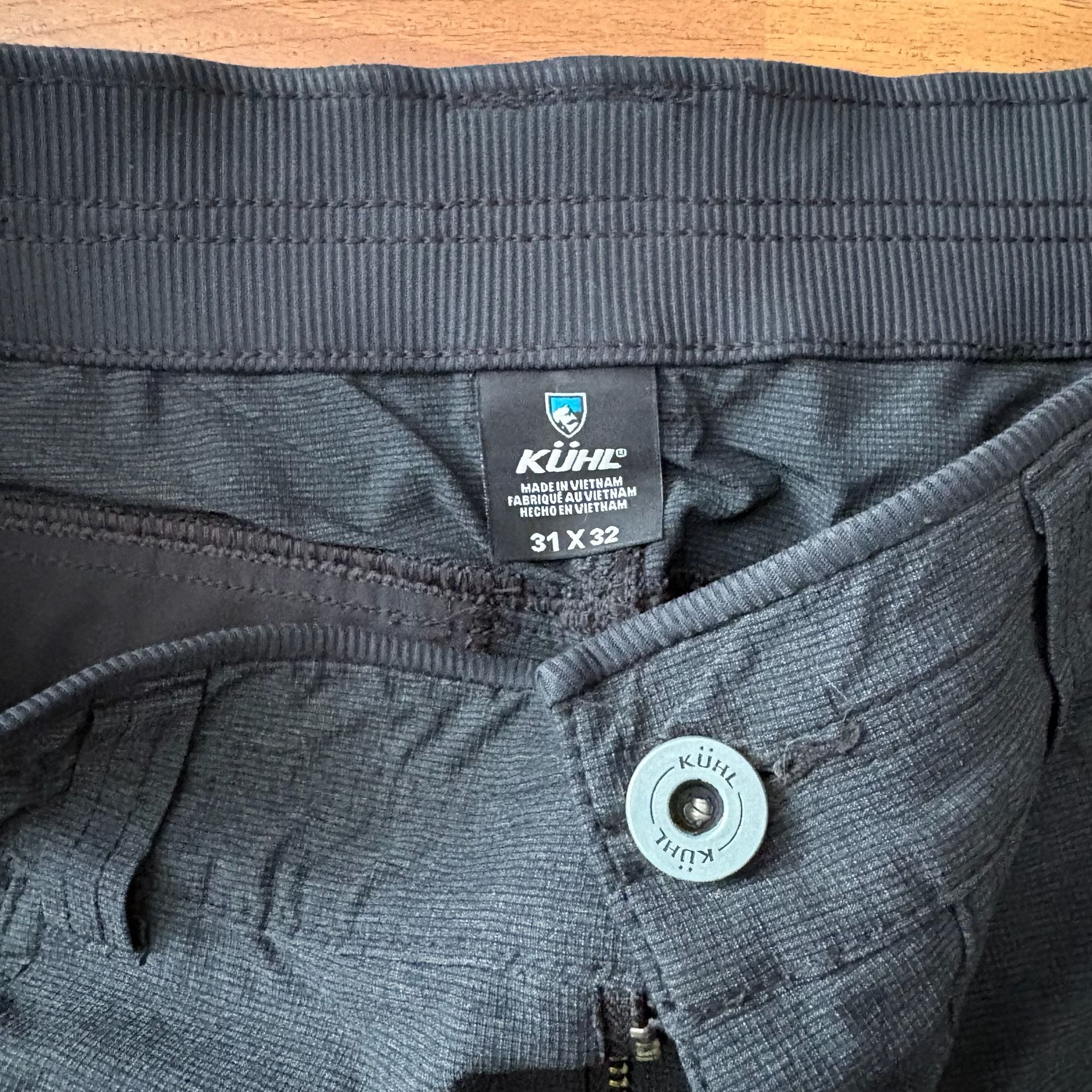 KüHL Pants Size 31x32 Black Hiking Outdoor 3