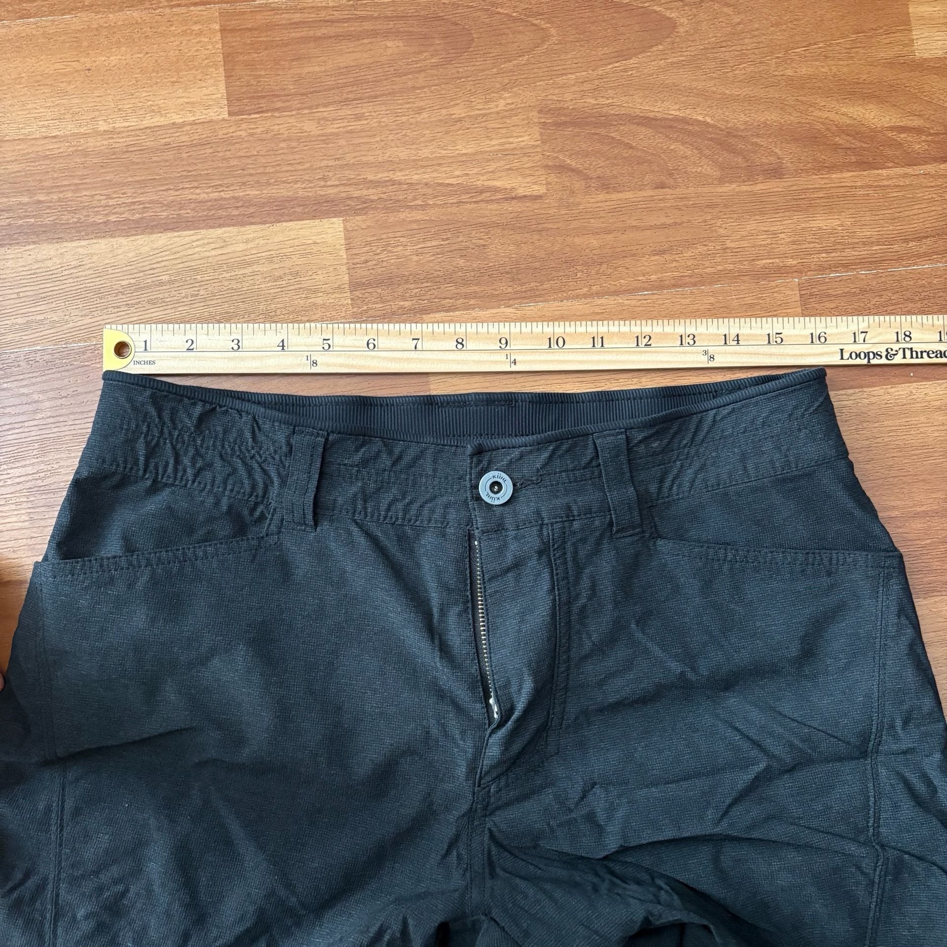 KüHL Pants Size 31x32 Black Hiking Outdoor 6