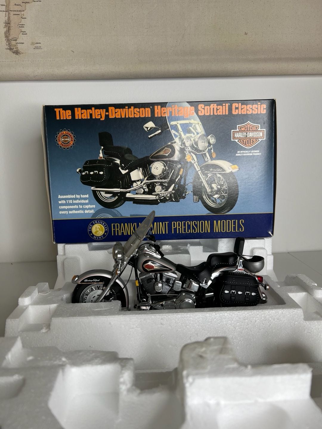 Franklin Mint Precision Models Harley-Davidson Heritage Softail Classic 1:10 1