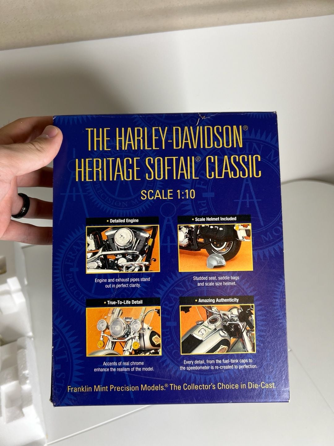 Franklin Mint Precision Models Harley-Davidson Heritage Softail Classic 1:10 8
