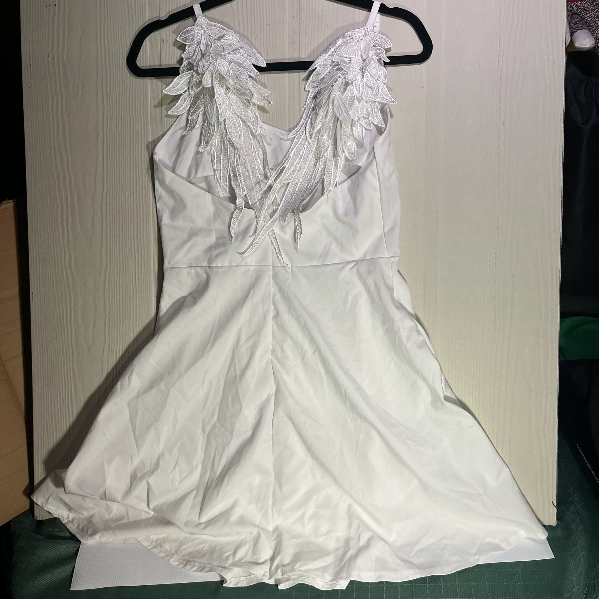 Chicwish Angel's Wings White Cami Dress 2