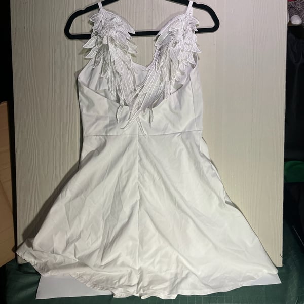 Chicwish Angel's Wings White Cami Dress