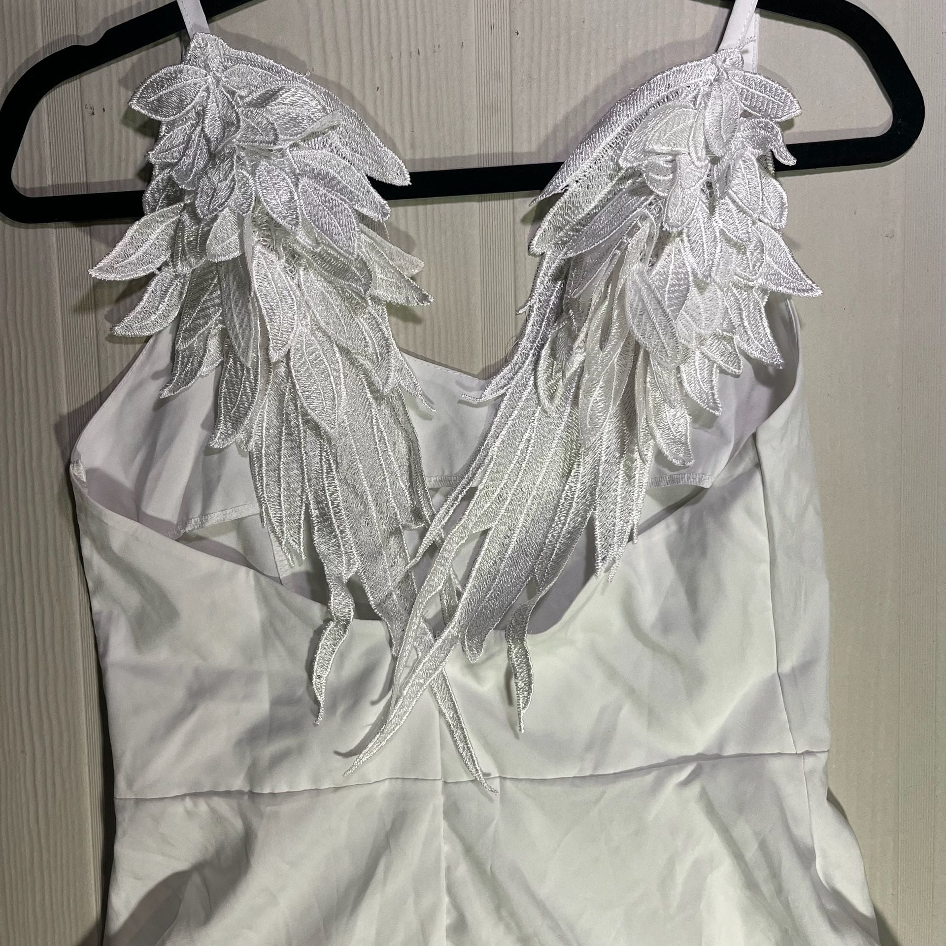 Chicwish Angel's Wings White Cami Dress 3