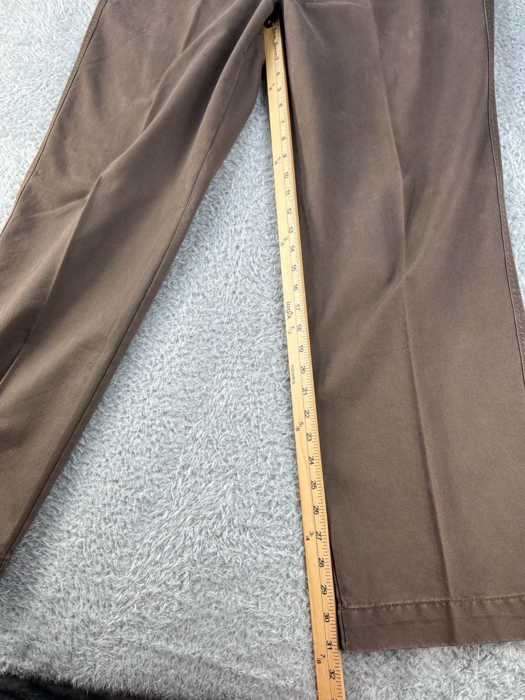 Izod Chino Pants Size 36/32 Brown Cotton 7
