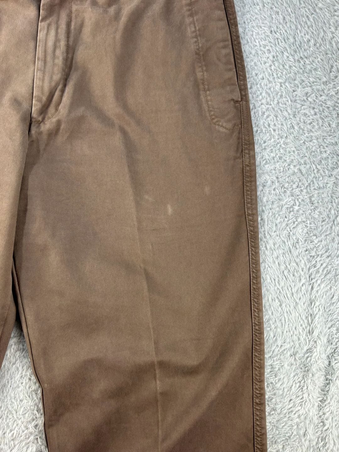 Izod Chino Pants Size 36/32 Brown Cotton 8