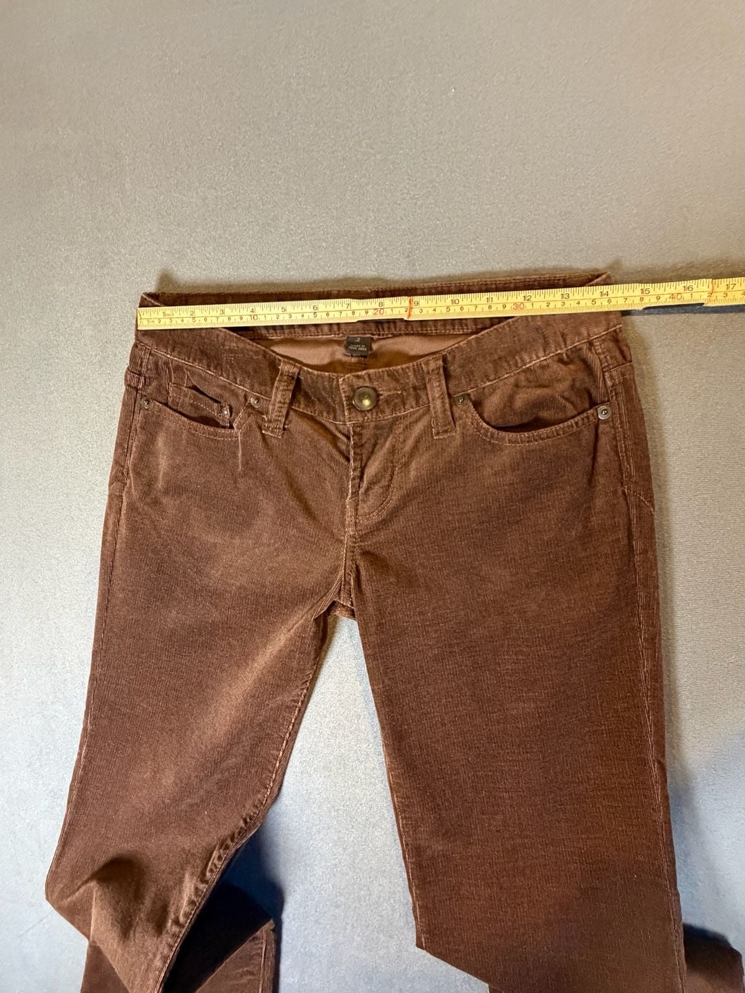 Express Y2K Brown Corduroy Flare Pants Low Rise Bootcut size 2 6