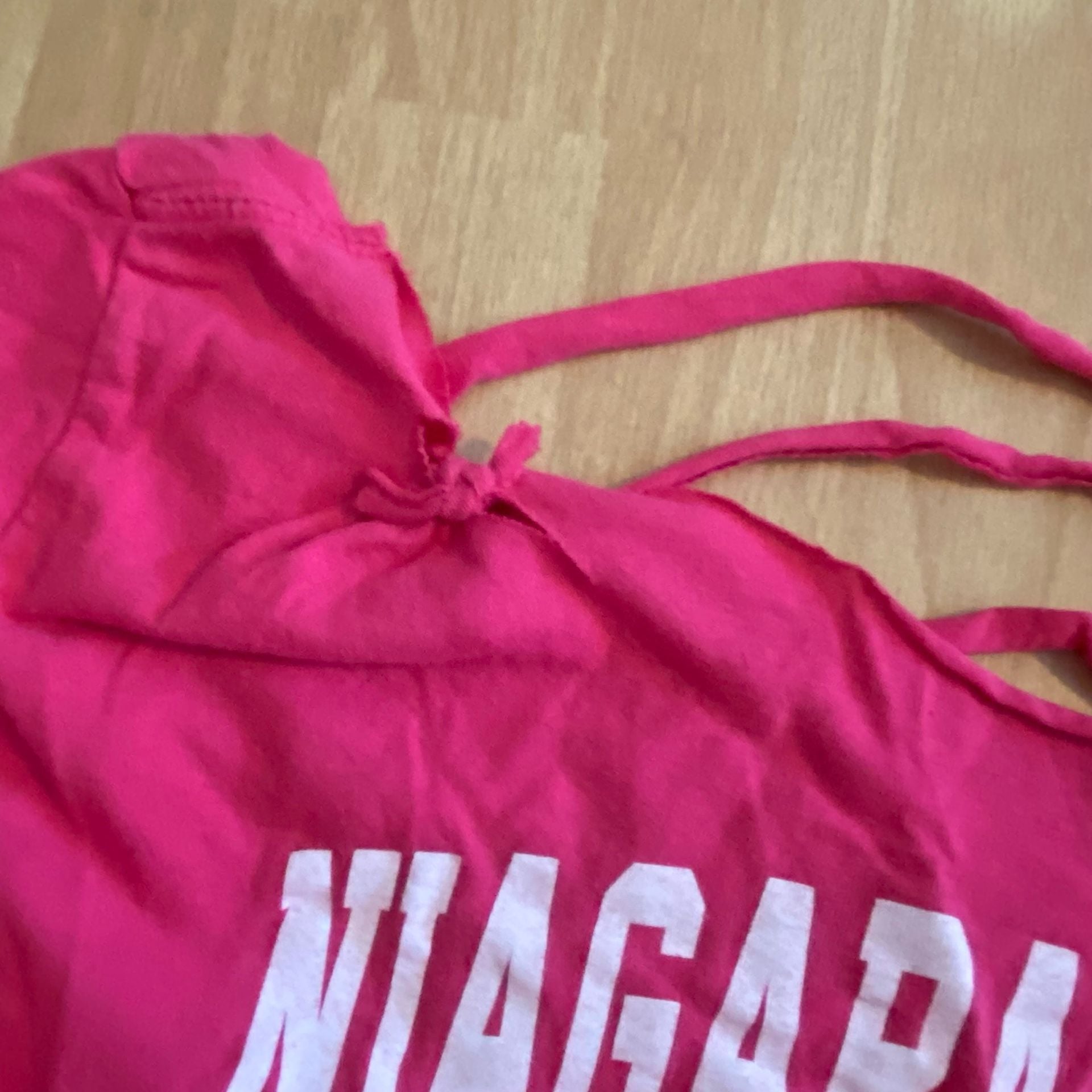 Niagara Falls Souvenir Custom Cut Fringe T-Shirt 3