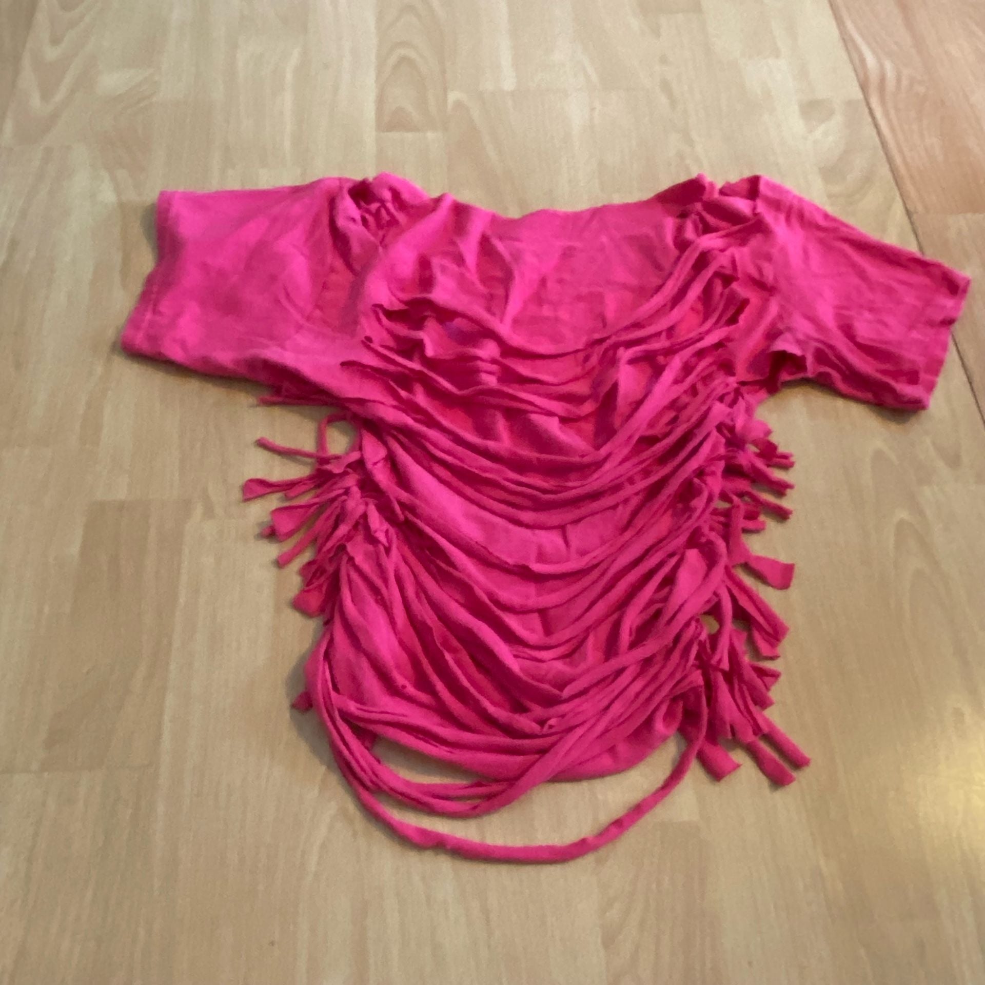 Niagara Falls Souvenir Custom Cut Fringe T-Shirt 4