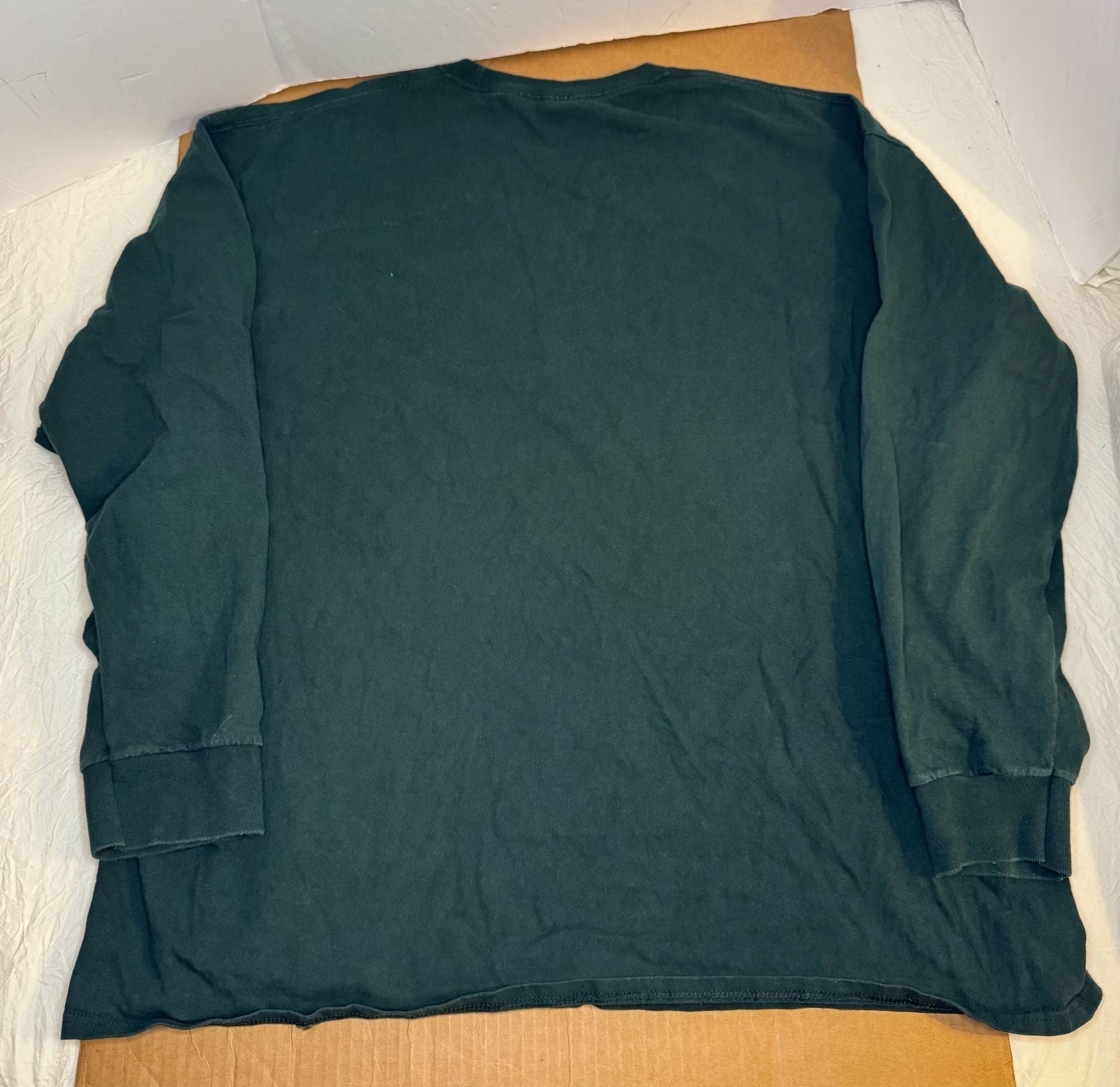 New Flyer Long Sleeve T-Shirt Dark Green Embroidered Logo 2XL 7