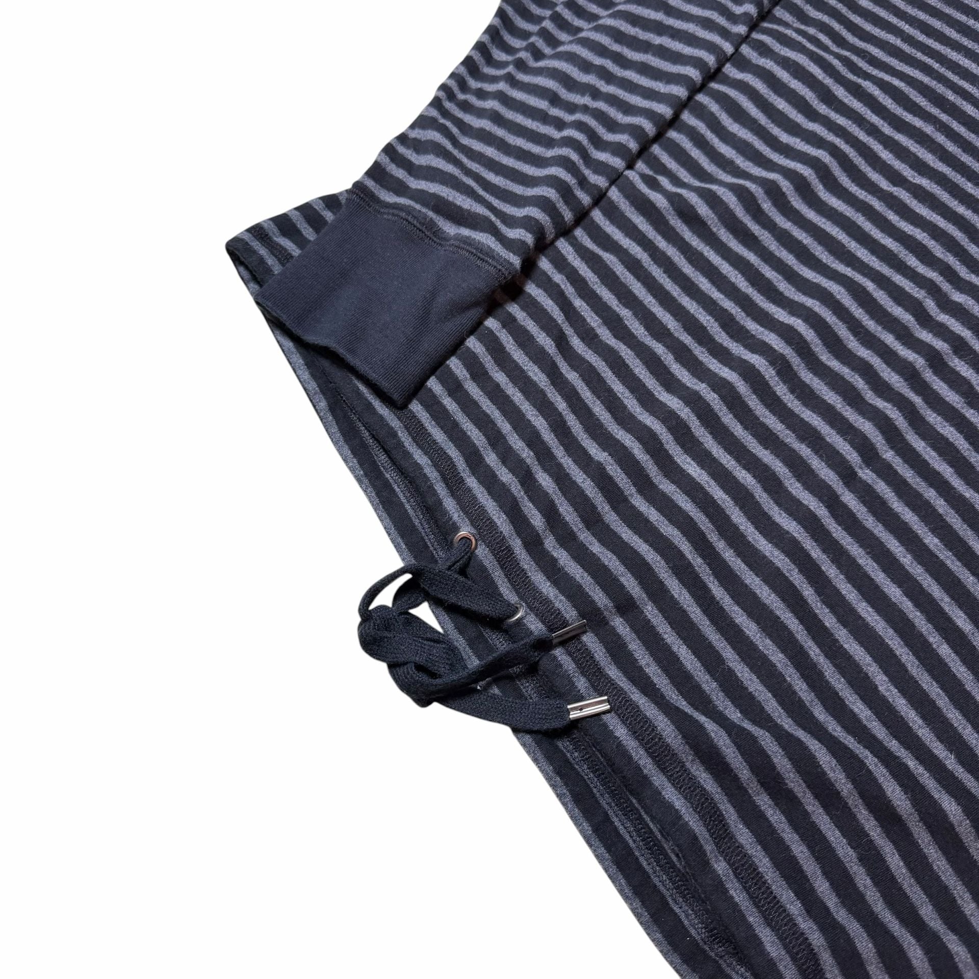 Lauren Active Ralph Lauren Long Sleeve Top Size PL Striped Black Gray 6