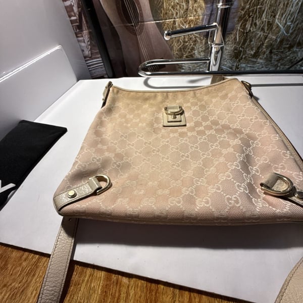 Gucci Pre-owned Gucci GG Canvas Abbey D Ring Crossbody Ladies VQG1WOAGZ823XC6H 131326-2684 - Pre-Owned Bags -
