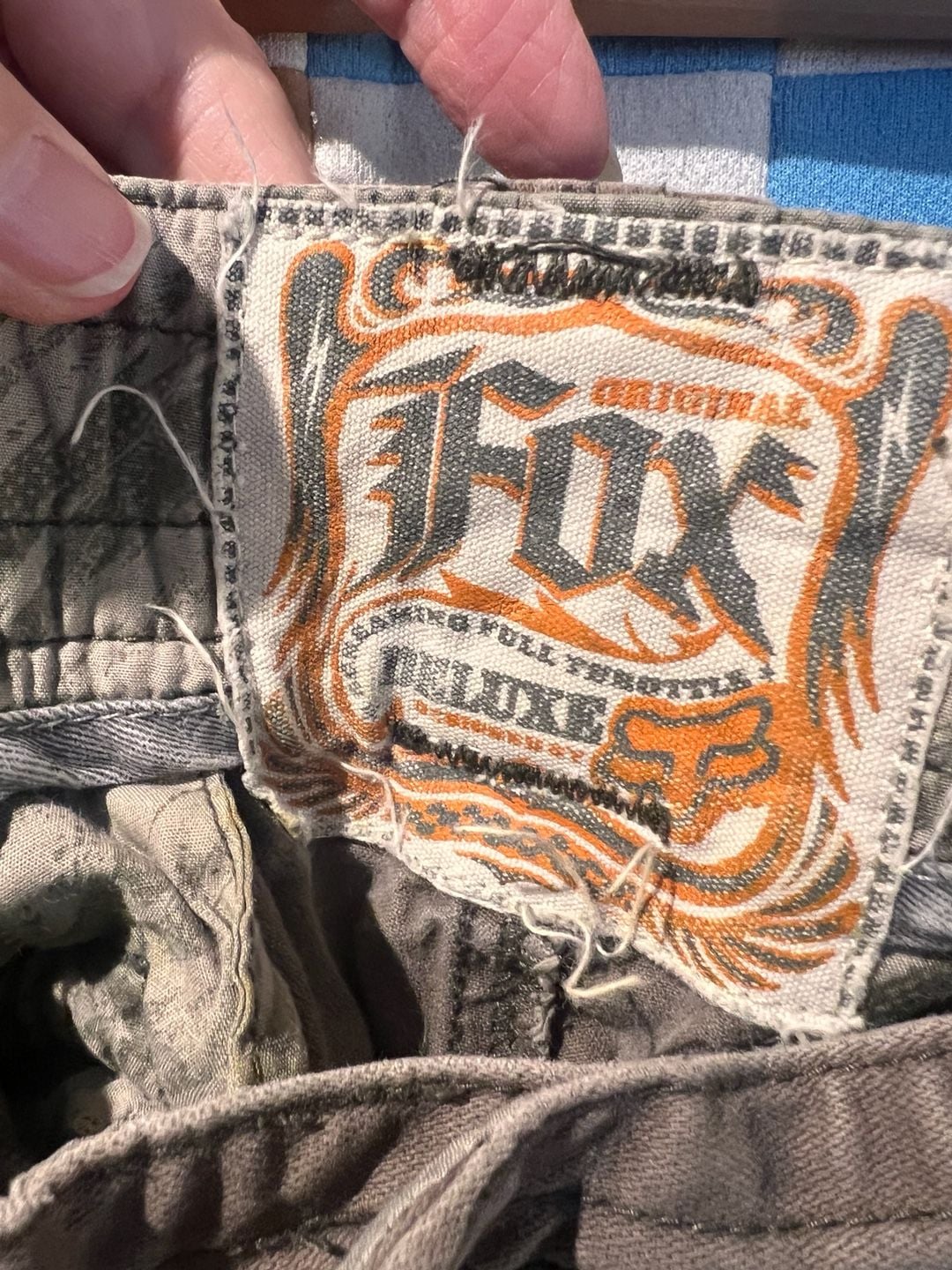 Fox Racing Cargo Shorts Brown Y2K Civilian Corps size 36 4