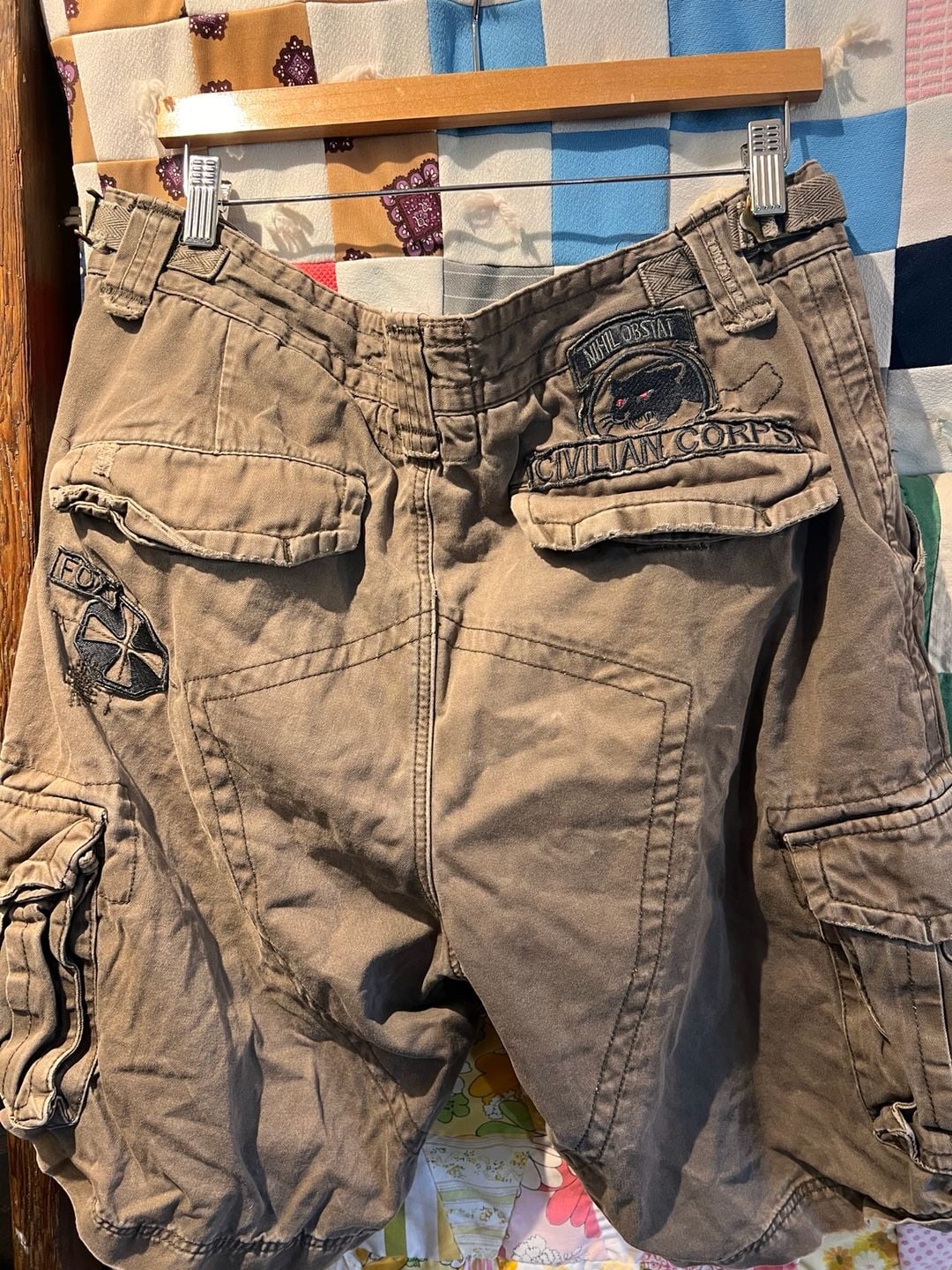 Fox Racing Cargo Shorts Brown Y2K Civilian Corps size 36 6