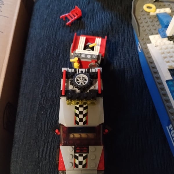 Lego Enduro Team Truck And Trailer - Used