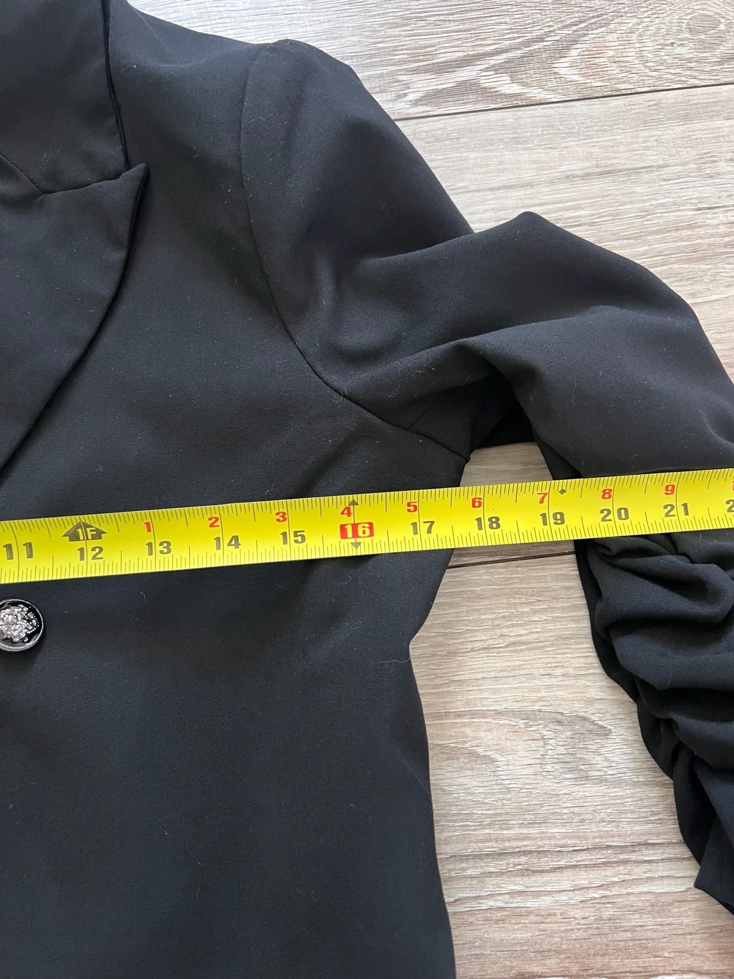 C by One Double Breasted Blazer Size S Black 8