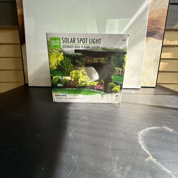One Stop Gardens Solar Spot Light 75 Lumens Warm White 57681