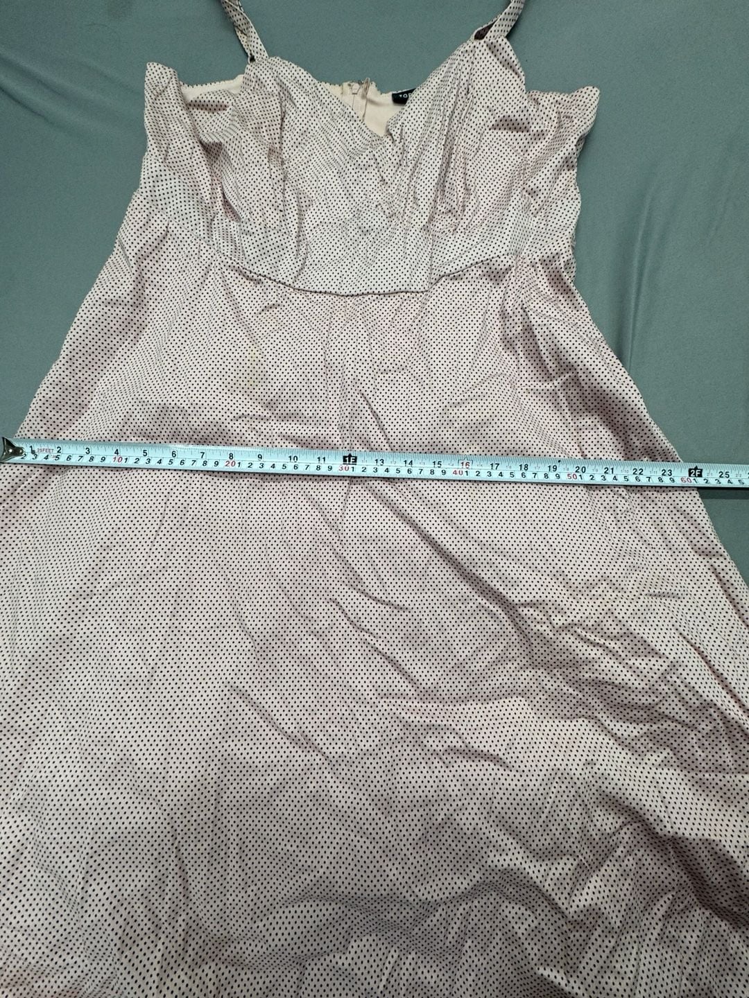 Torrid Polka Dot Dress Size 12 Pink Black Lace Midi Fit and Flare 4