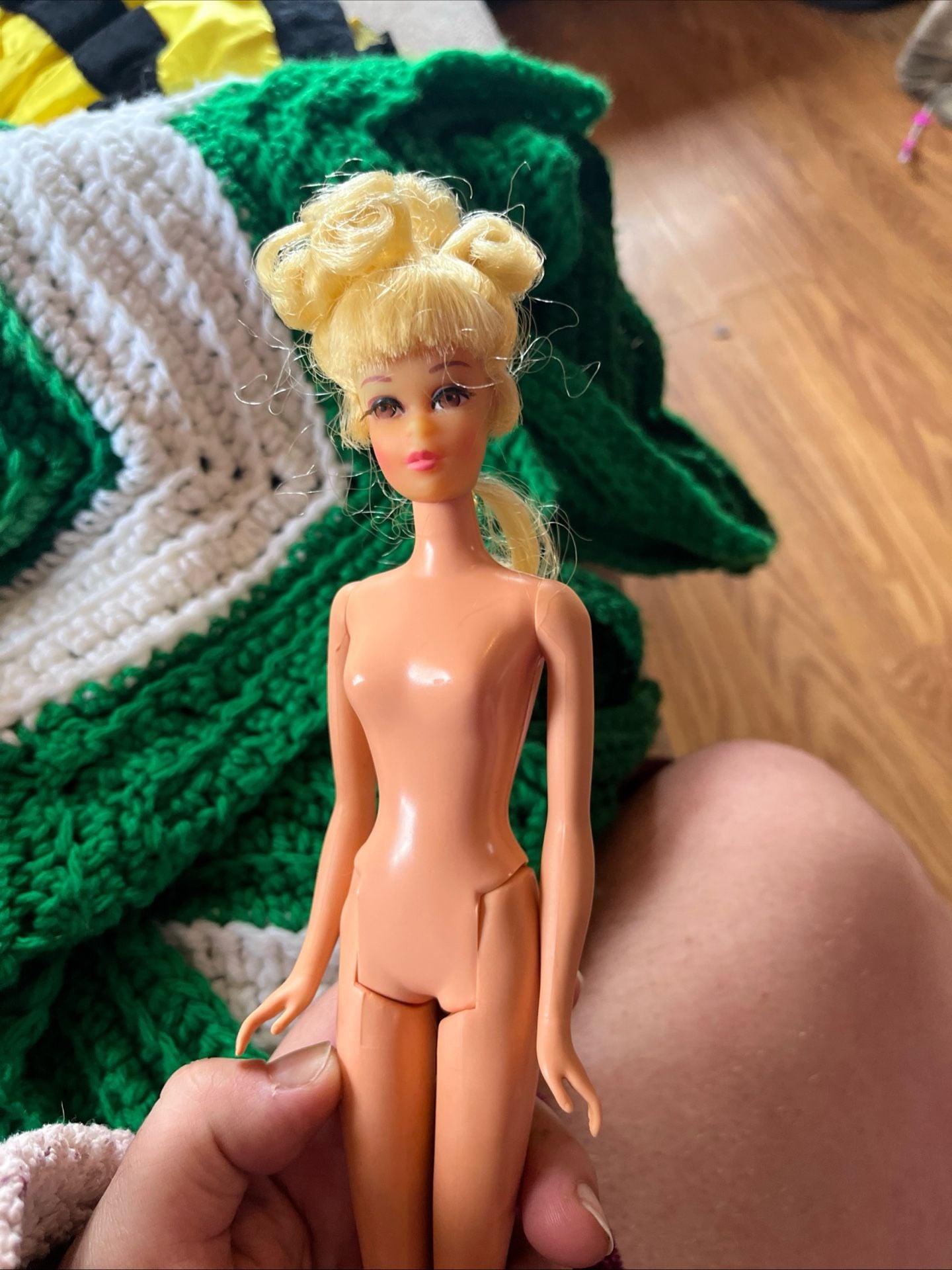 Mattel Francie Doll Vintage Blonde Hair 1966 Japan 1