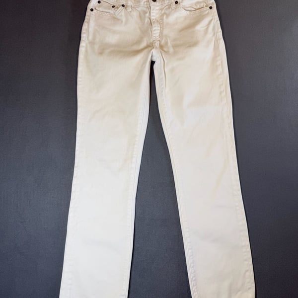 Lauren Jeans Co. Ralph Lauren Classic Straight Jeans Size 2 White