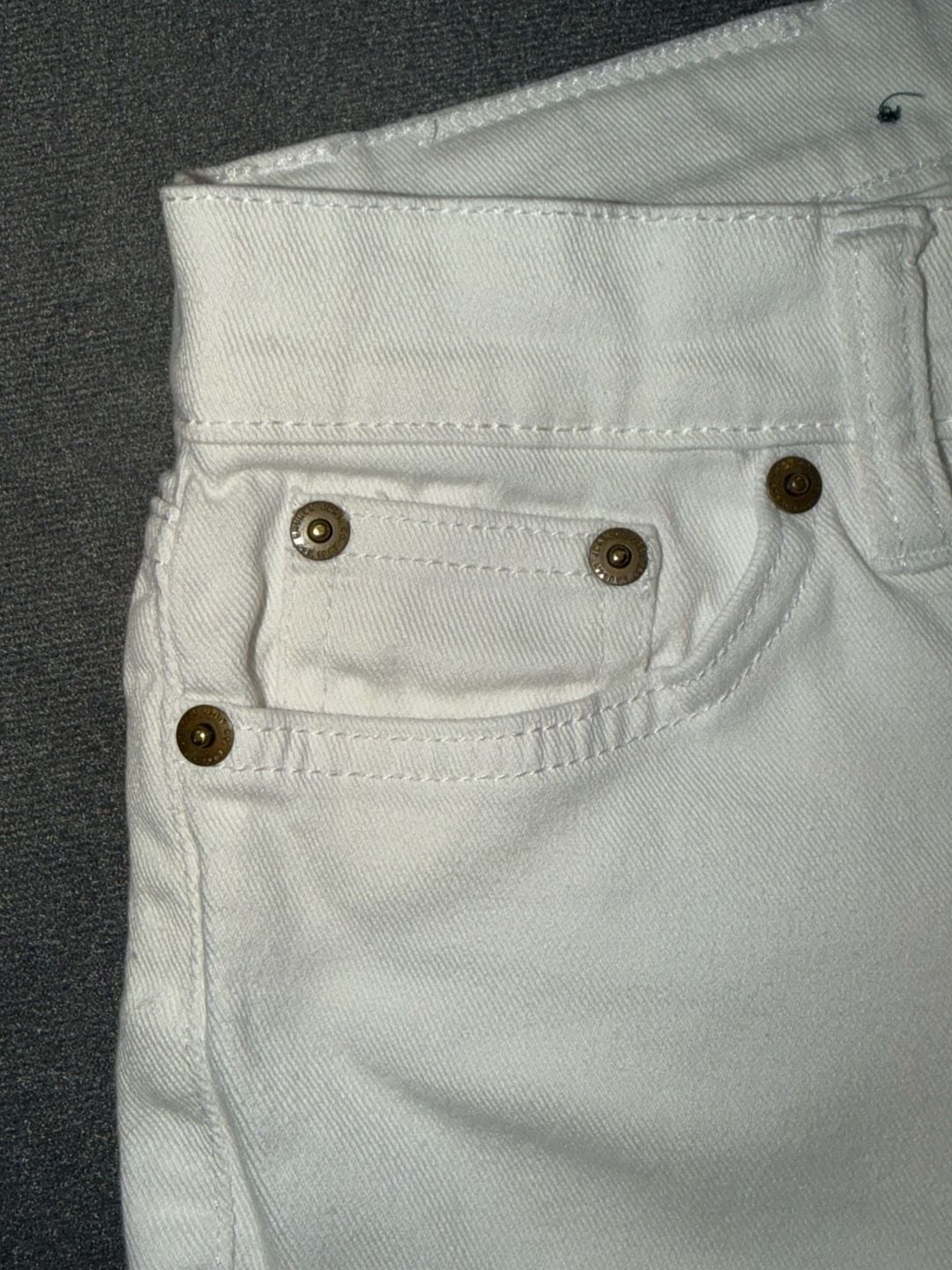 Lauren Jeans Co. Ralph Lauren Classic Straight Jeans Size 2 White 4