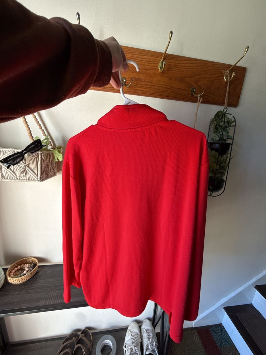 Ohio State Buckeyes Red 1/2 Zip Pullover 4