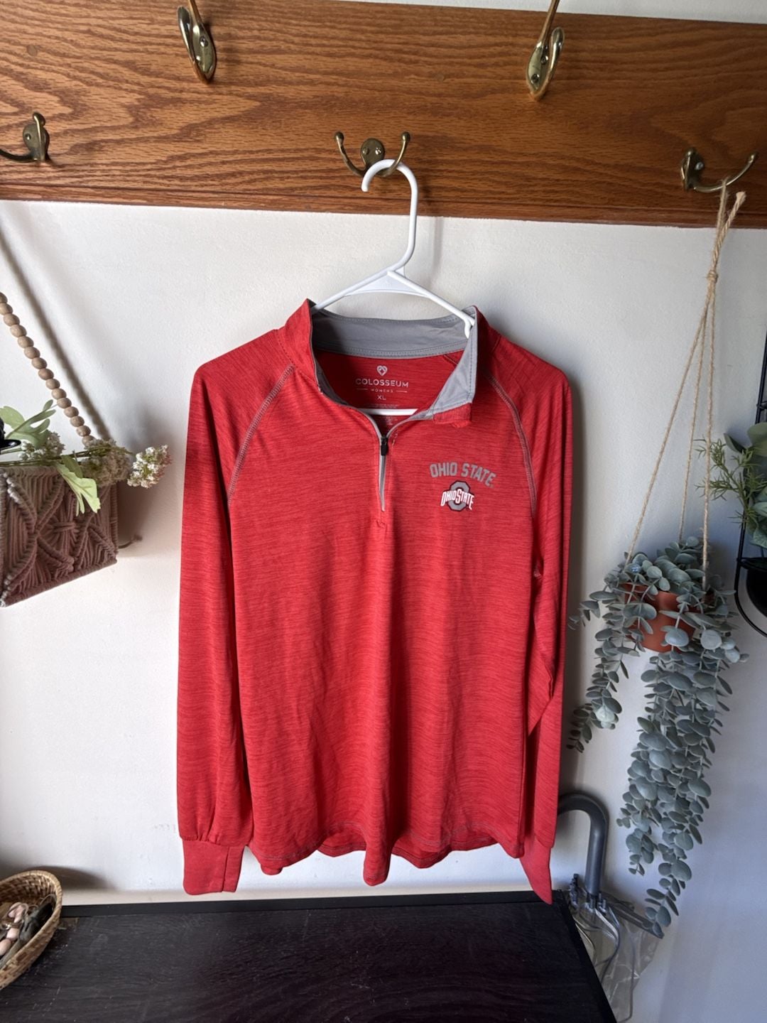 Colosseum Ohio State Buckeyes 1/4 Zip Size XL 2