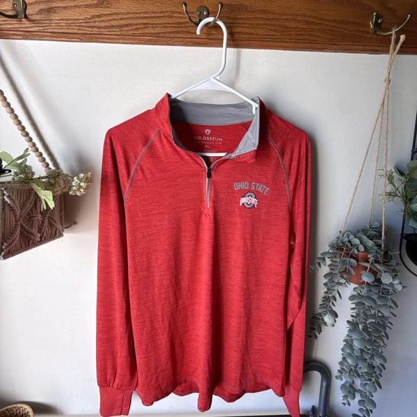 Colosseum Ohio State Buckeyes 1/4 Zip Size XL