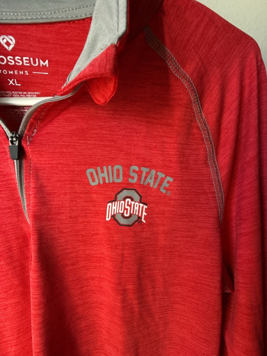 Colosseum Ohio State Buckeyes 1/4 Zip Size XL 4