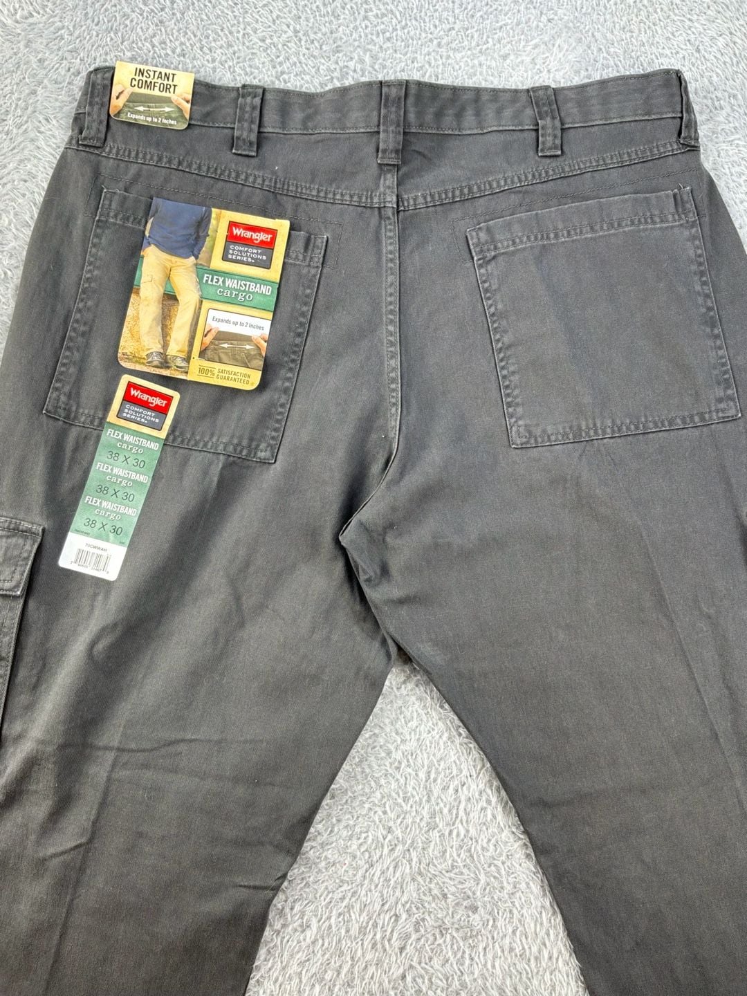 Wrangler Flex Waistband Cargo Pants Size 38 X 30 6