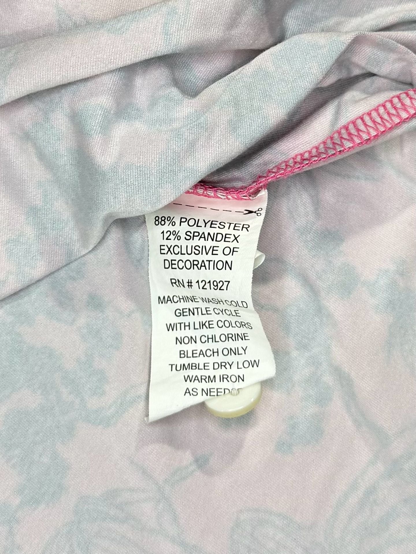 Johnnie-O Polo Featherweight Breezer Pink Tropical Print Golf Performance Polo 5