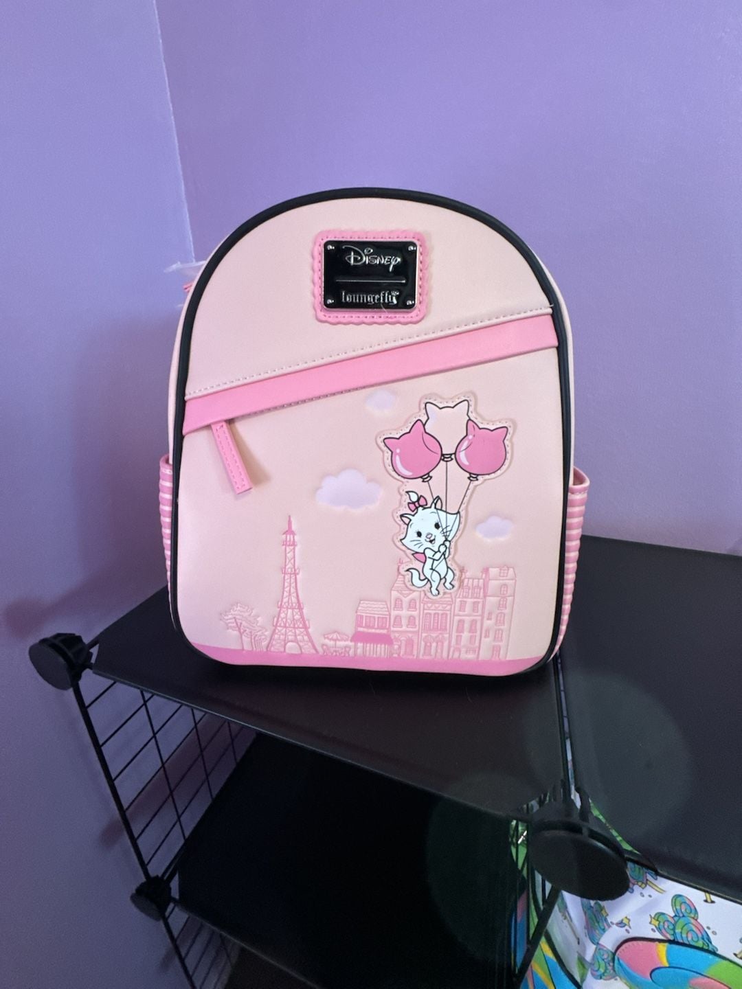 Loungefly Disney The Aristocats Marie Balloons Mini Backpack Pink 2