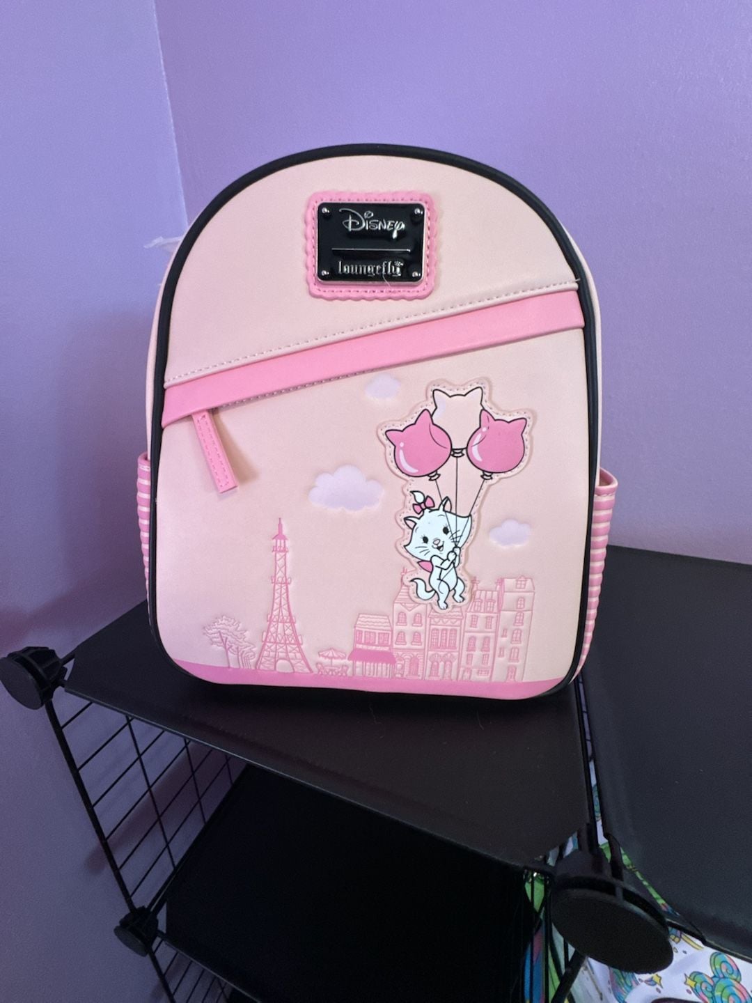 Loungefly Disney The Aristocats Marie Balloons Mini Backpack Pink 3