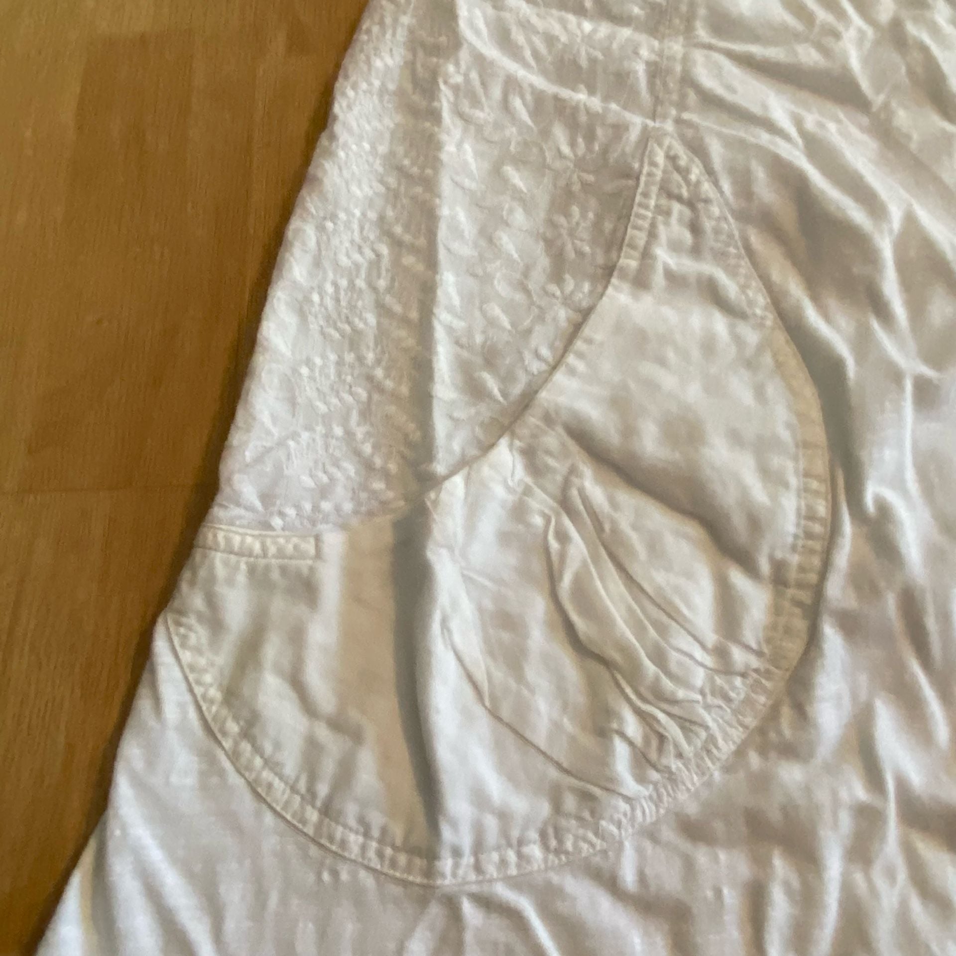 Vintage Nexi Top Size 14 White Lace Embroidered Tunic 3