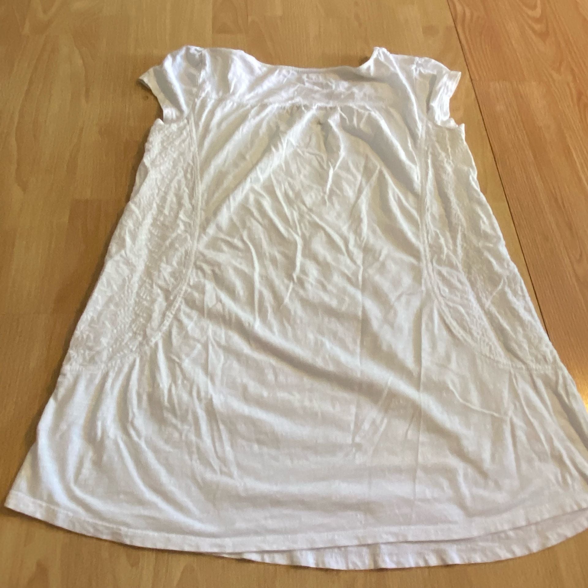 Vintage Nexi Top Size 14 White Lace Embroidered Tunic 9