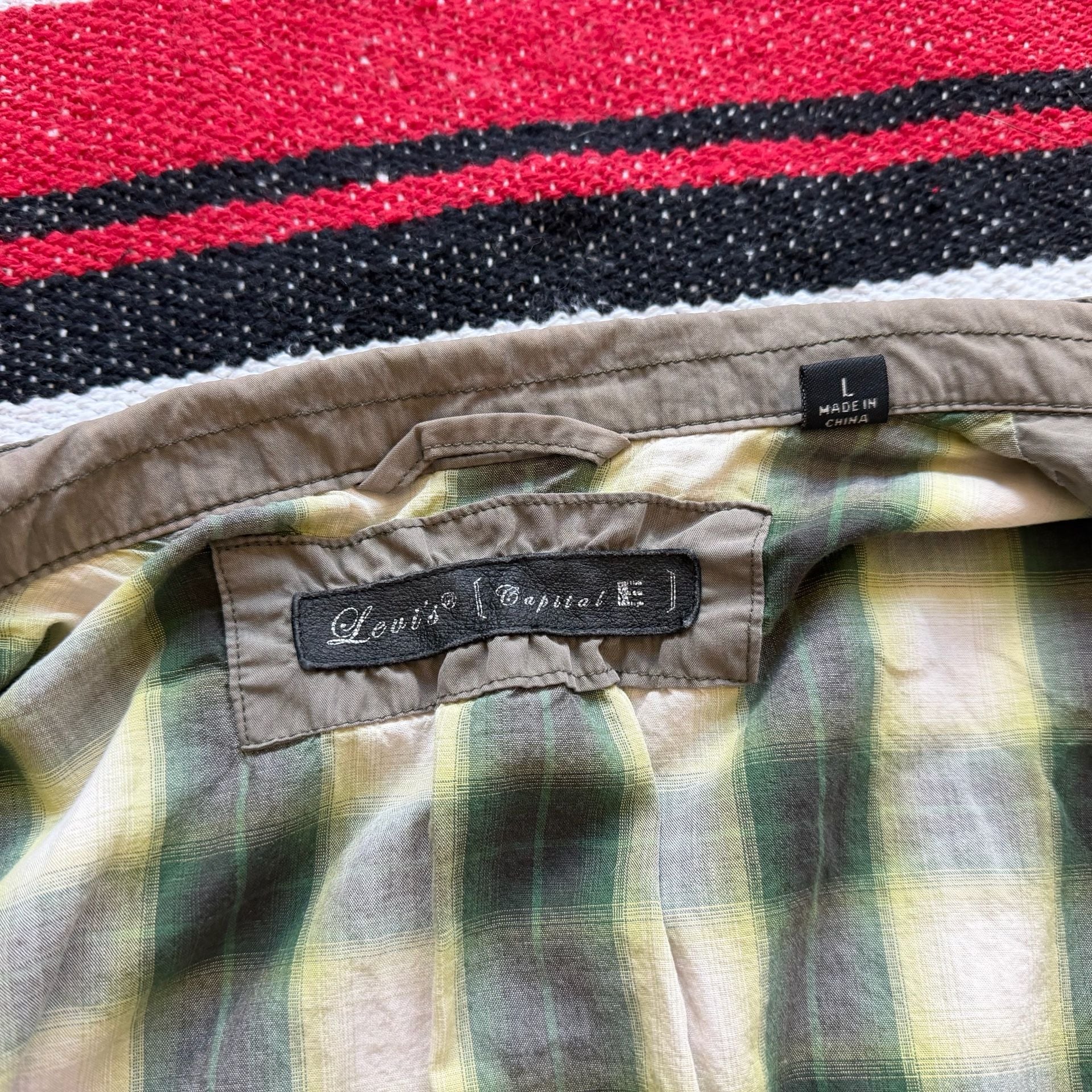 Rare Vintage Levi’s Capital E Field Utility Jacket sz L 4