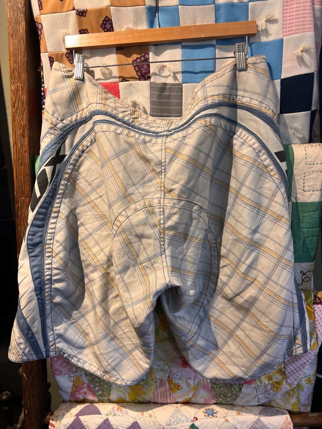 Fox Boardies Size 38 Plaid Board Shorts 5