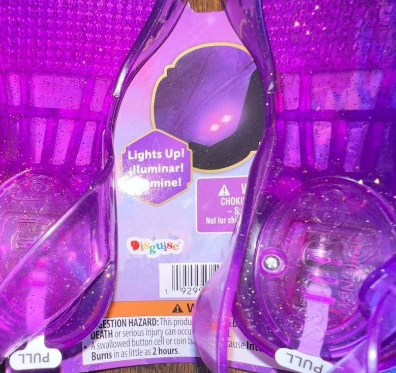 Disguise Disney Princess Rapunzel Light Up Shoes New 2