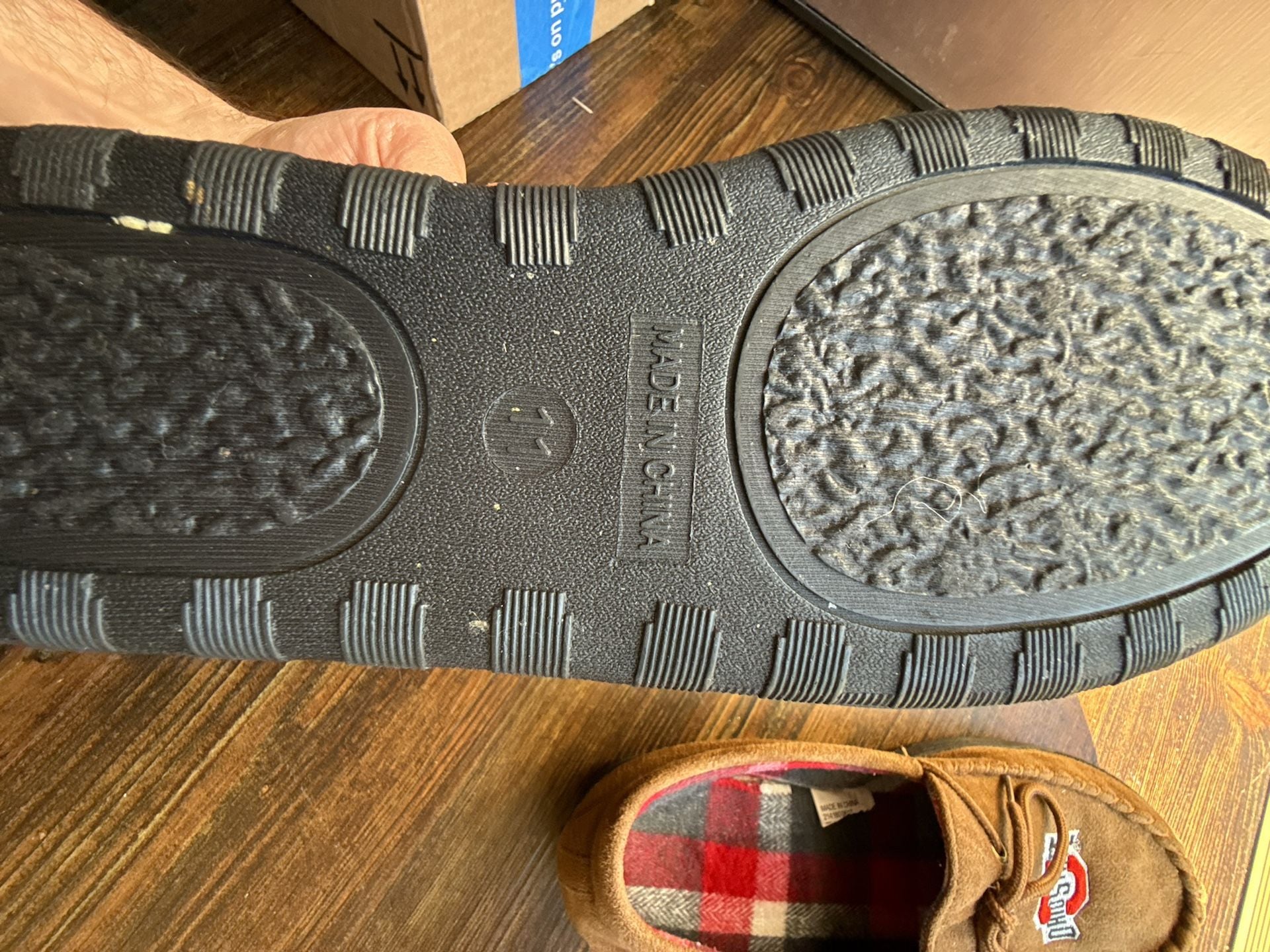 Ohio State Buckeyes Moccasin Slippers Size 11 6