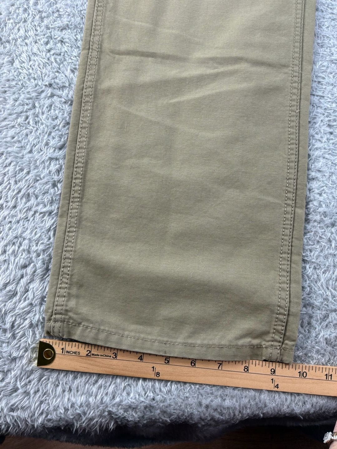  36-32 Blue Mountain Carpenter Pants Tan Cotton Workwear 8