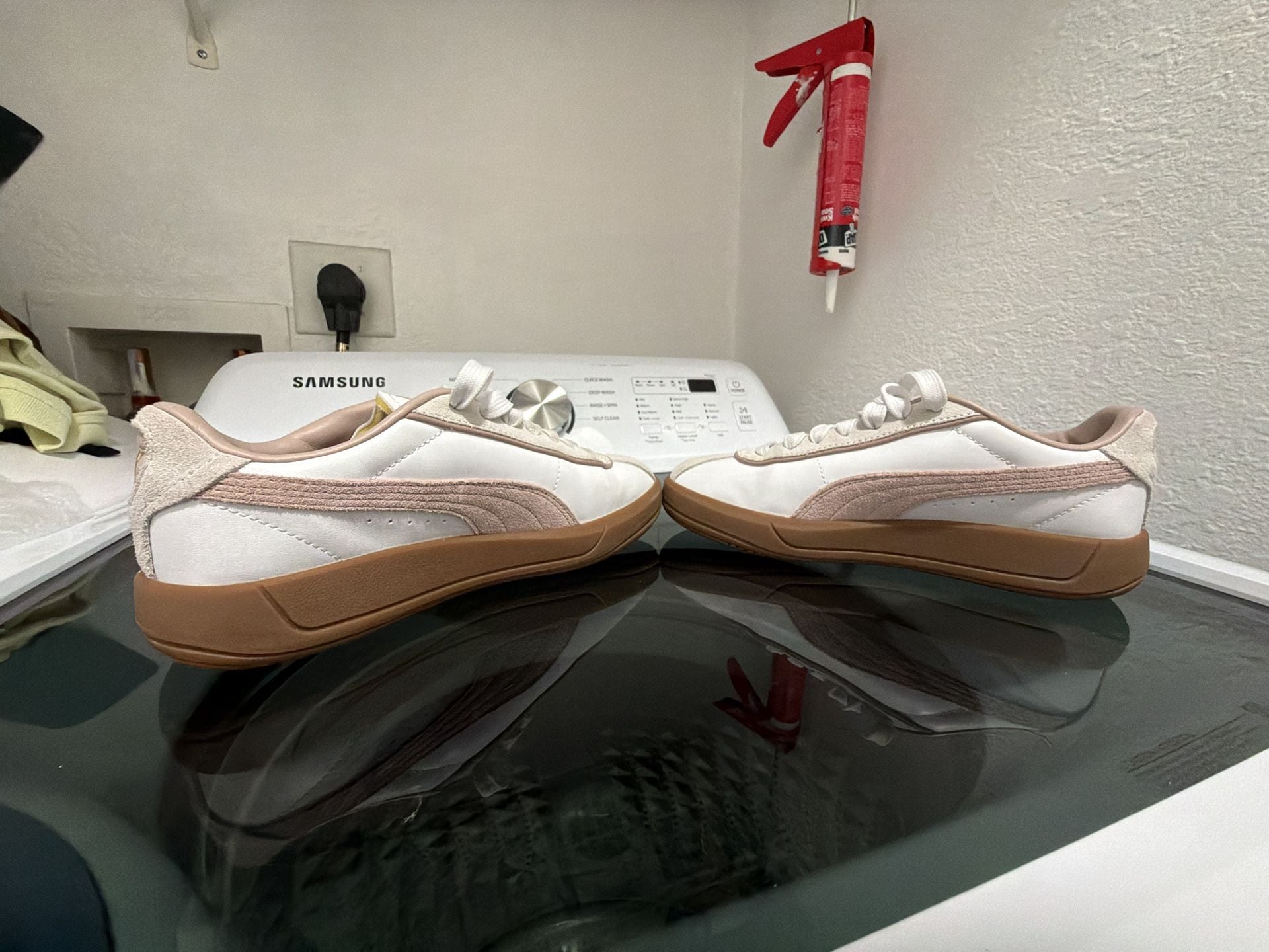 Puma Club II Era Sneakers White Pink Gum 5.5 Women’s 5