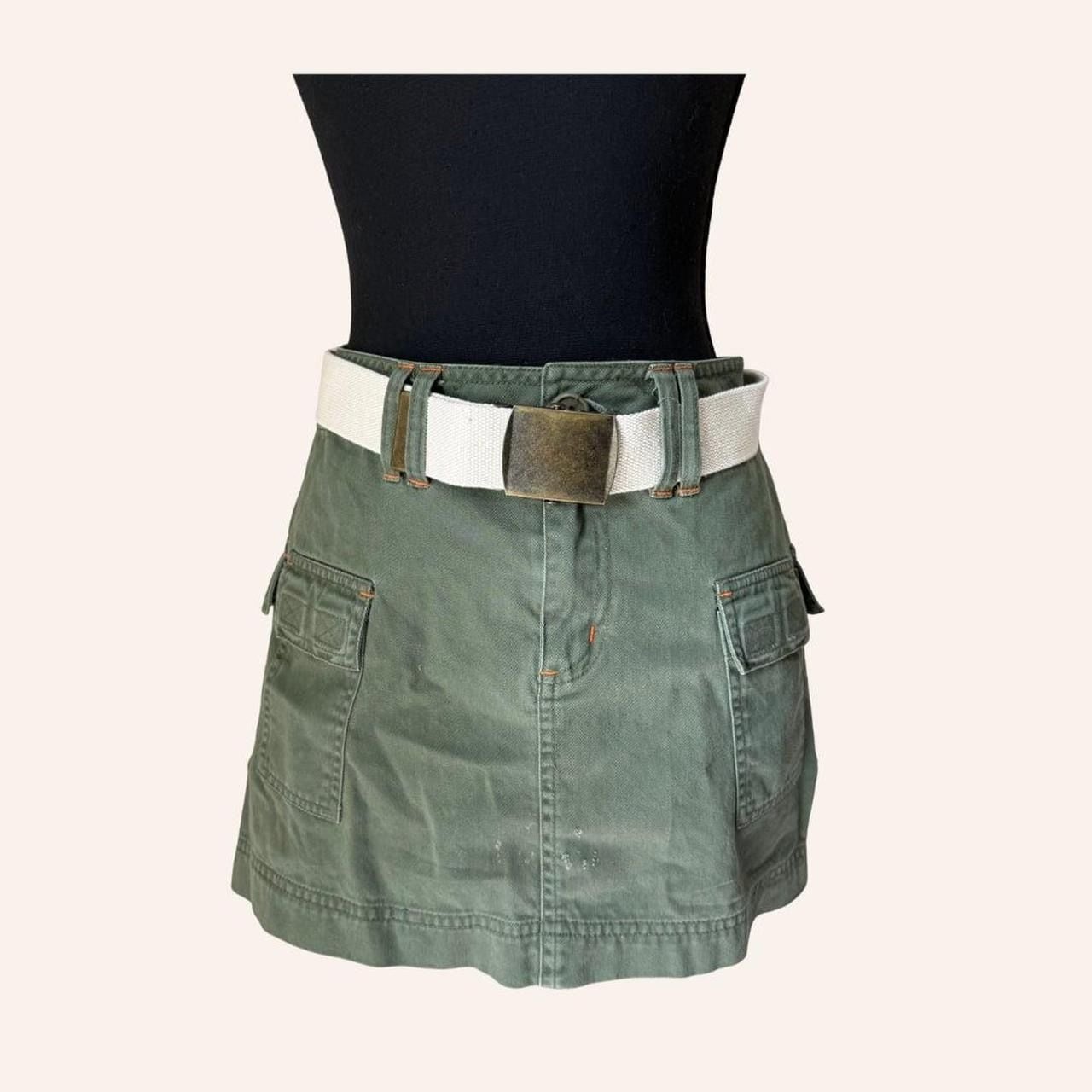 kim possible lara croft y2k army cargo mini skirt halloween costume size 7 2