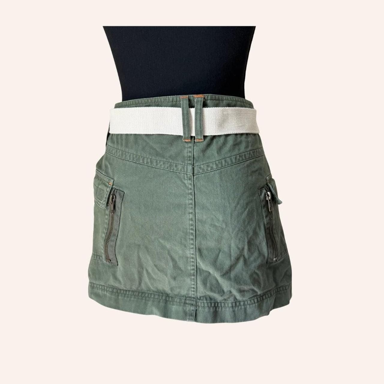 kim possible lara croft y2k army cargo mini skirt halloween costume size 7 4