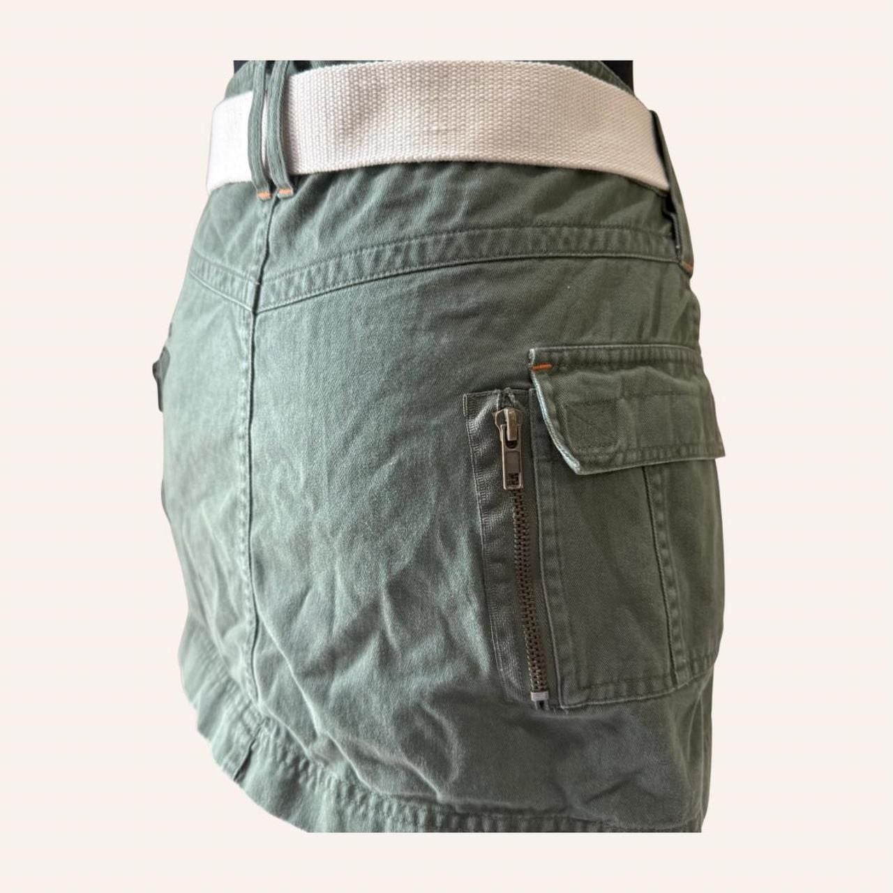 kim possible lara croft y2k army cargo mini skirt halloween costume size 7 6