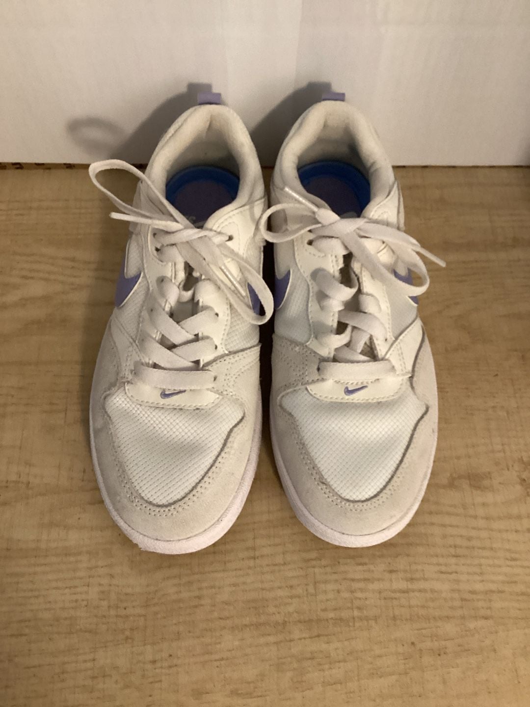Nike SB Alleyoop Size 5.5 White Purple Skate Shoes 3